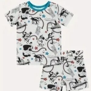 BOUTIQUE TODDLER BOYS MICKEY MINNIE MOUSE BAMBOO FIBER PJ SET SZ 3T